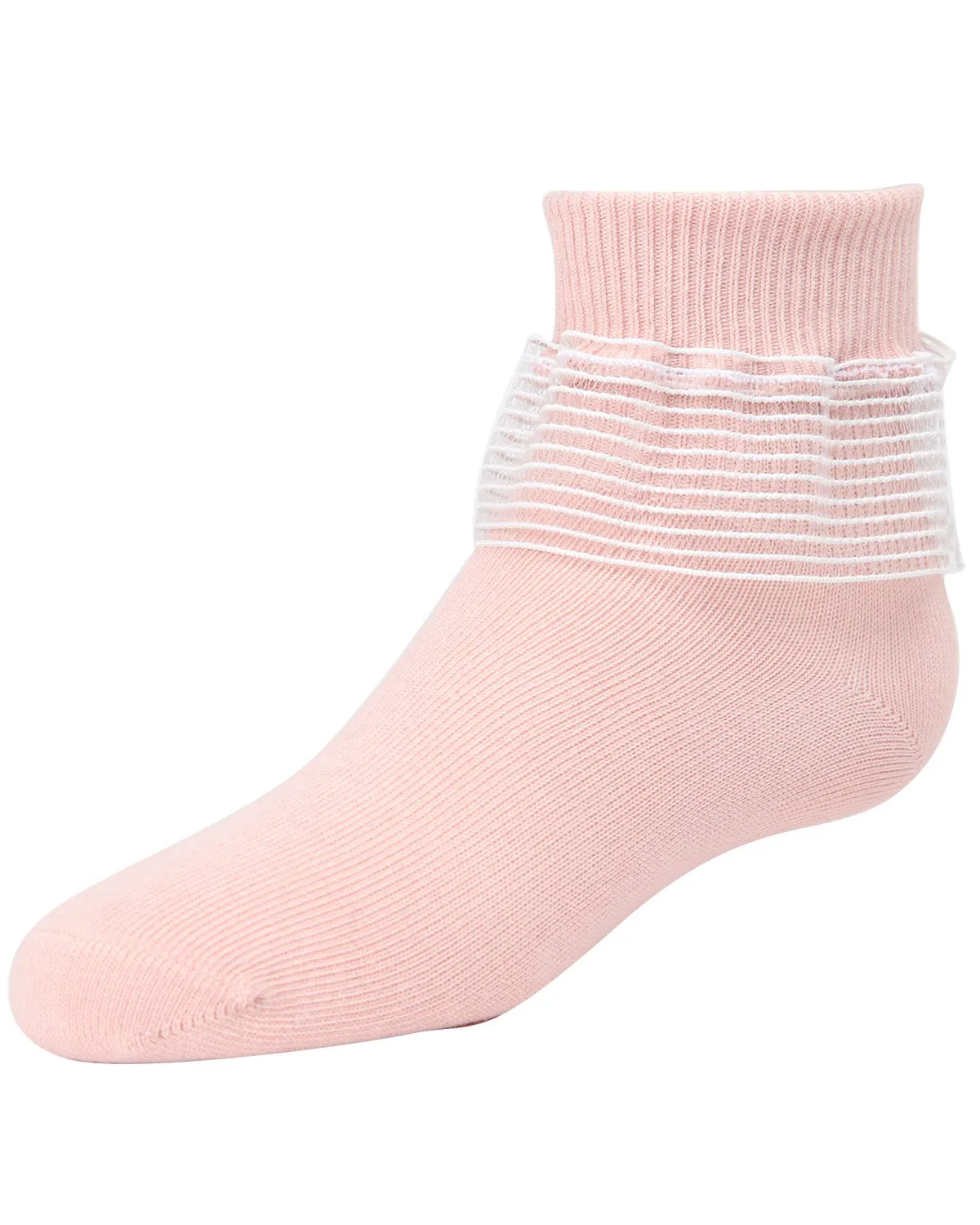 Girls' Far Out Cotton Blend Lace Ruffle Socks