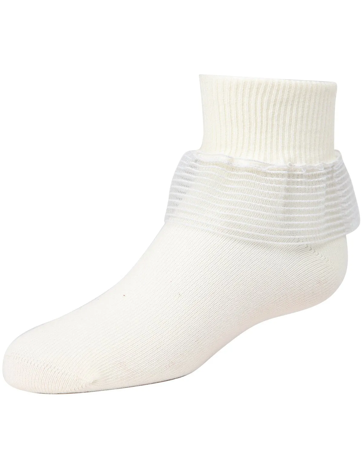 Girls' Far Out Cotton Blend Lace Ruffle Socks