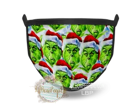 Grinch Seeing Double Printed Mask