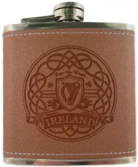 Harp Leather Flask