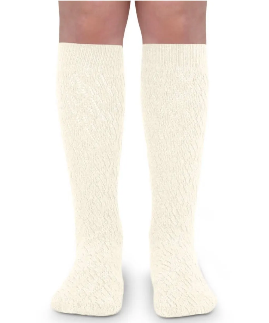 Jefferies Socks Pointelle Knee High