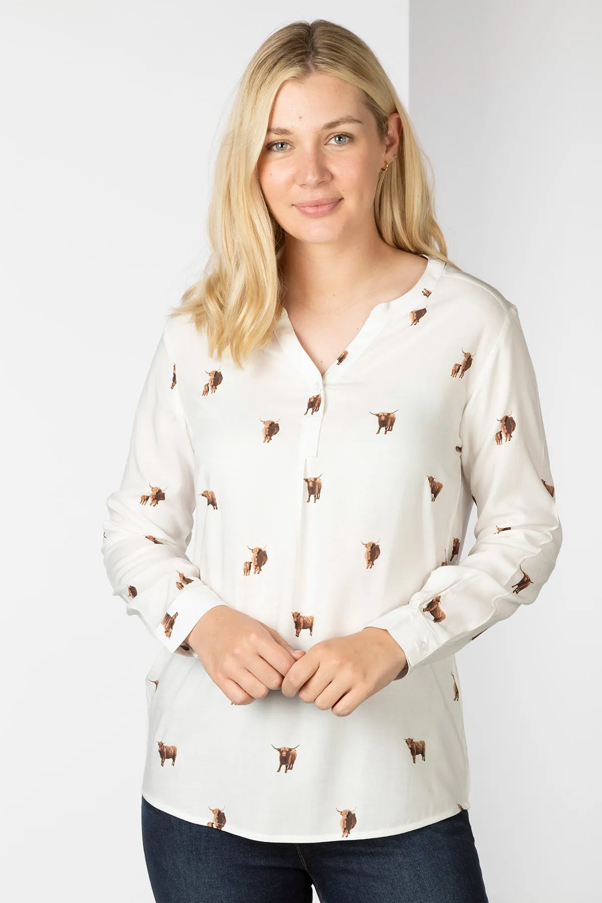 Ladies Printed Blouse - Wistow II