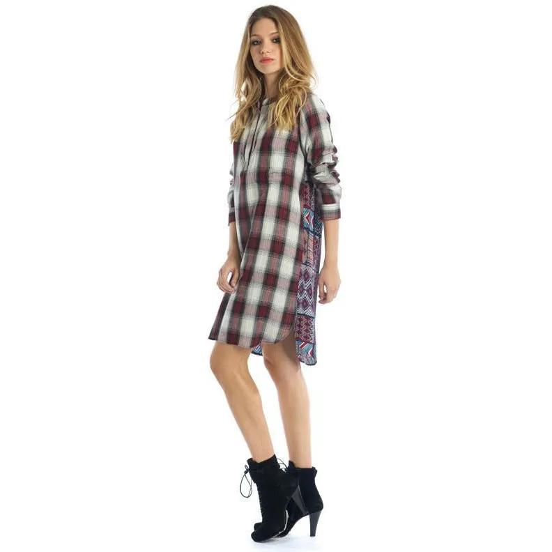 Lisa Native Plaid Dress