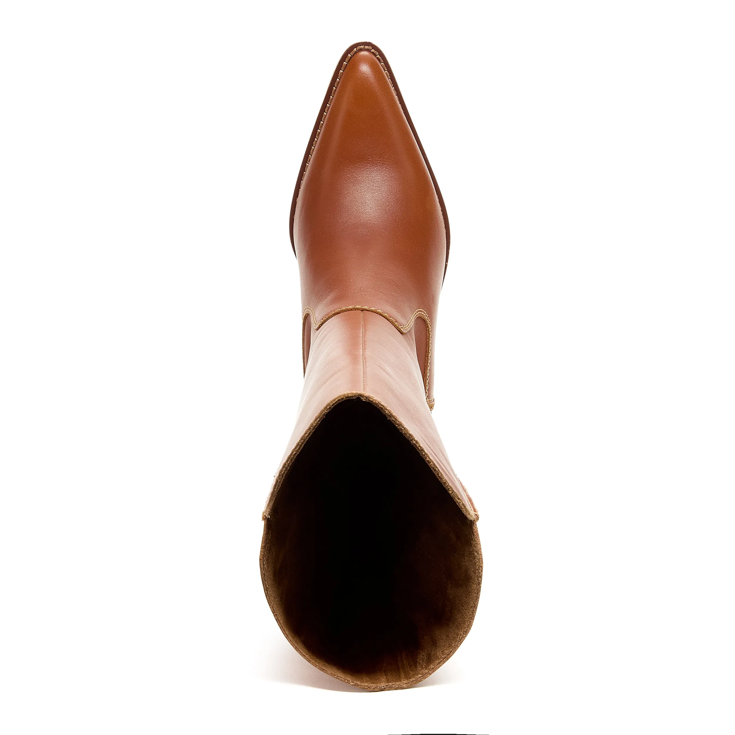 Marshall  Caramel Pointed Toe Boots