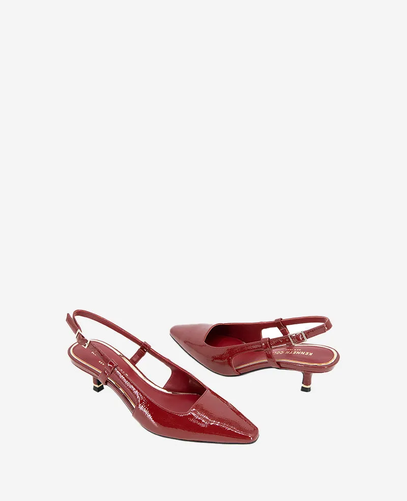 Martha Patent Slingback Heel