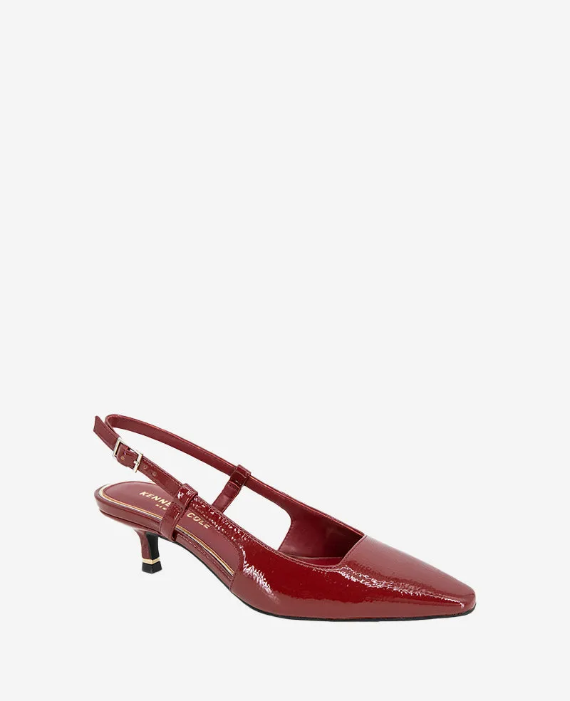 Martha Patent Slingback Heel