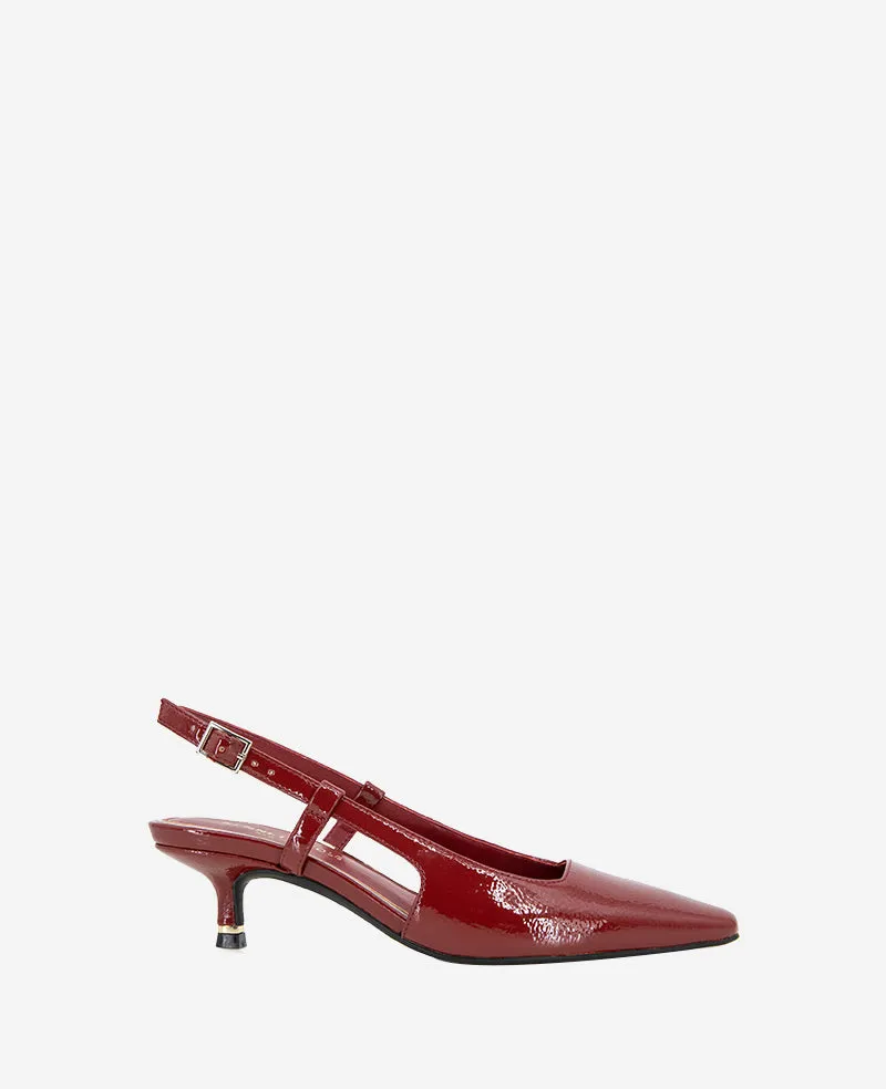 Martha Patent Slingback Heel