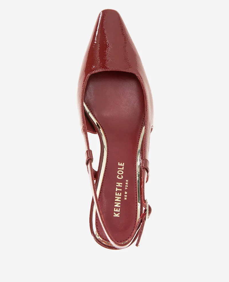 Martha Patent Slingback Heel