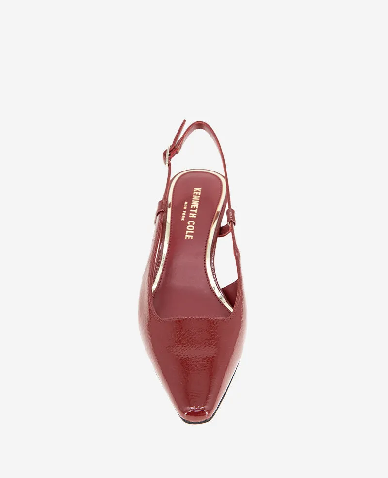 Martha Patent Slingback Heel