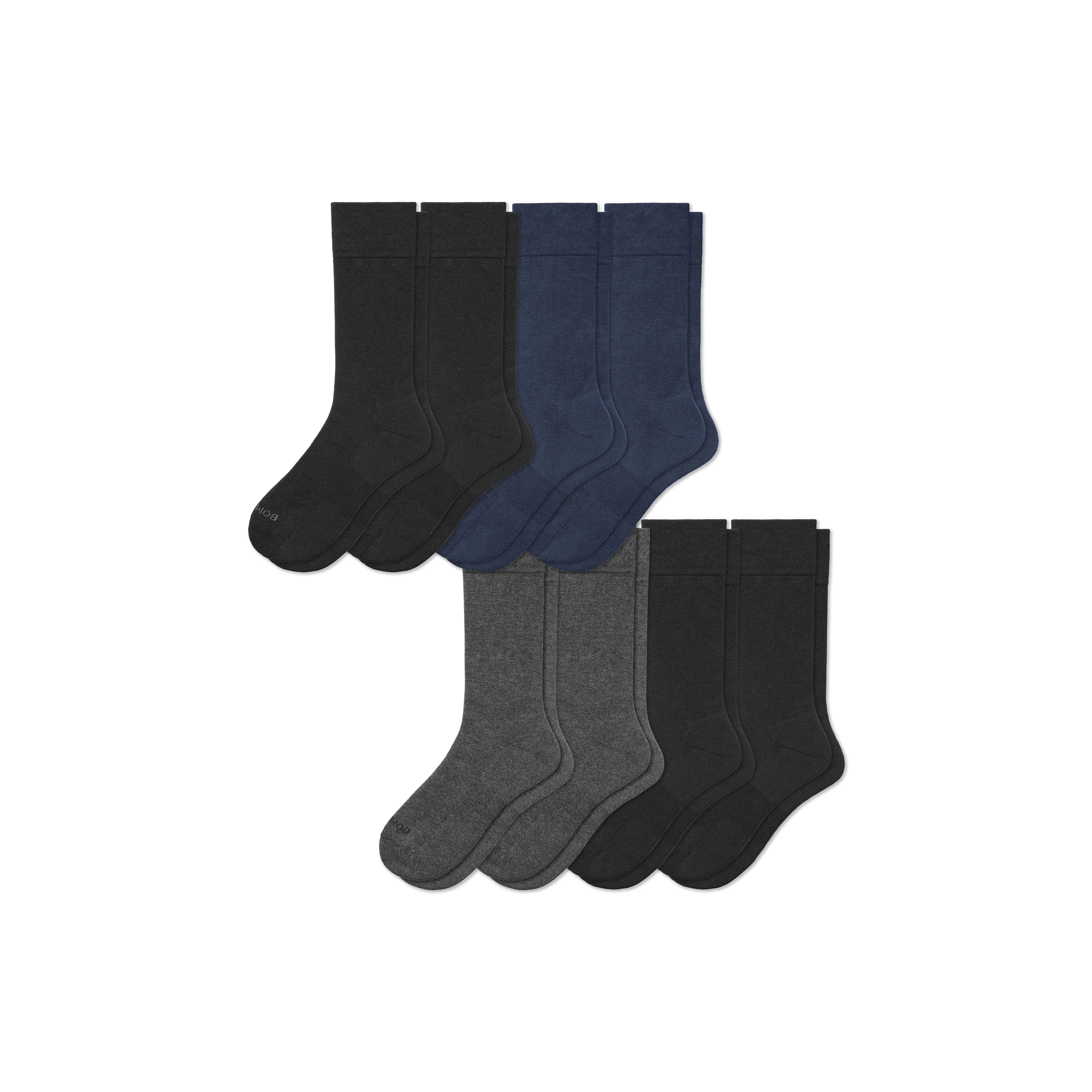 Men's Dress Calf Sock 8-Pack