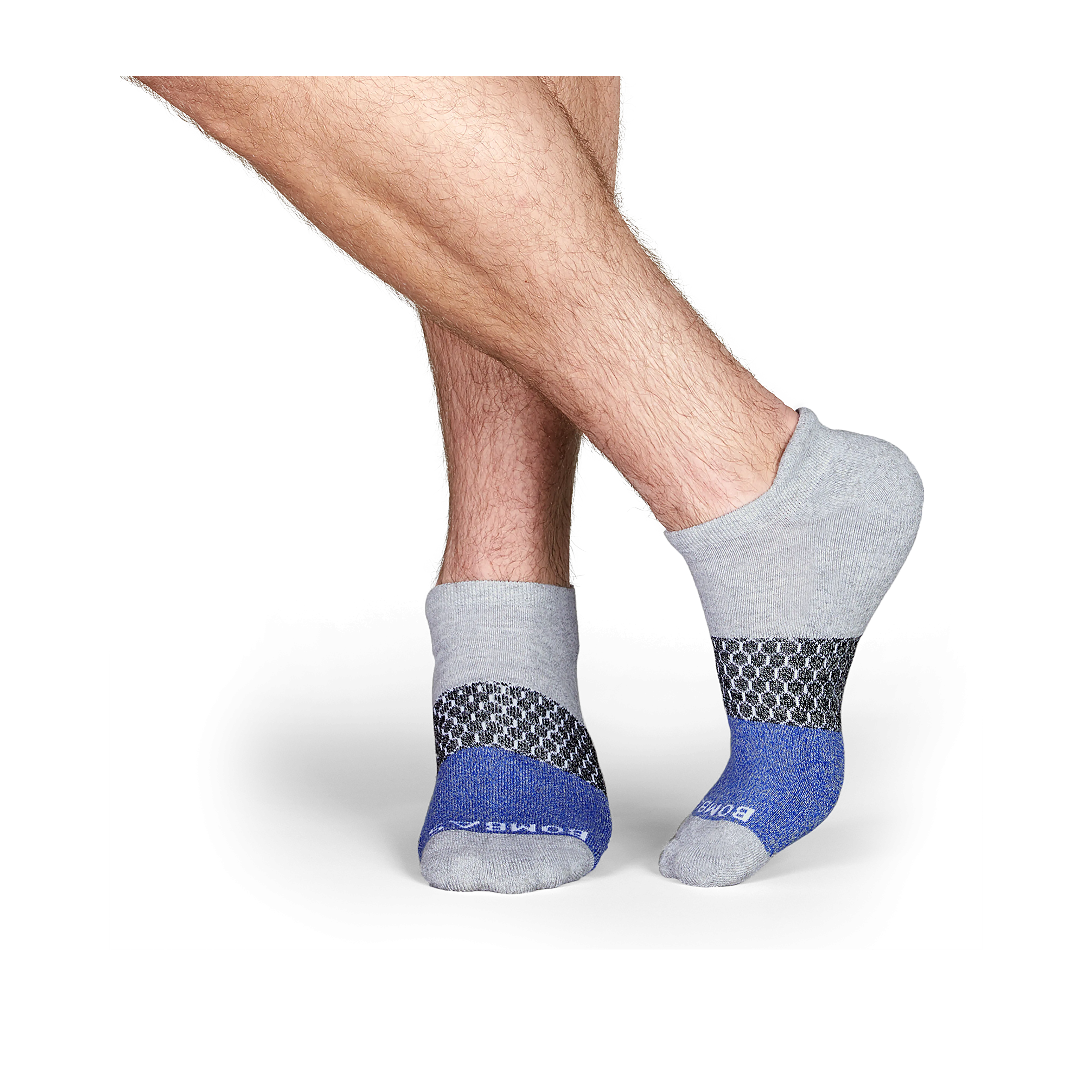 Men's Tri-Block Marl Ankle Sock 6-Pack