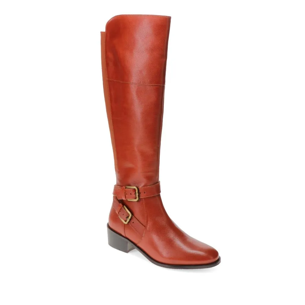 Phoebe Standard Fit Leather Knee High Boots - PHOEBEM / 320 895