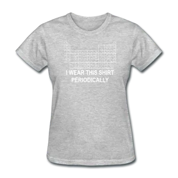 "I Wear this Shirt Periodically" (white) - Women's T-Shirt