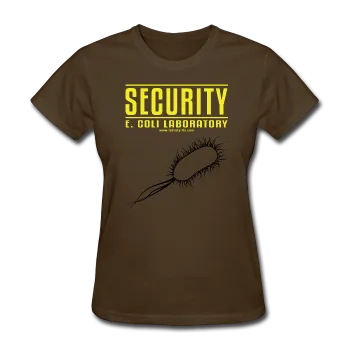 "Security E. Coli Laboratory" - Women's T-Shirt