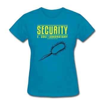 "Security E. Coli Laboratory" - Women's T-Shirt