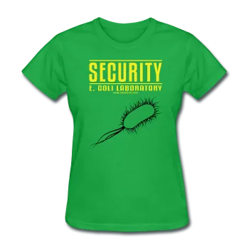 "Security E. Coli Laboratory" - Women's T-Shirt