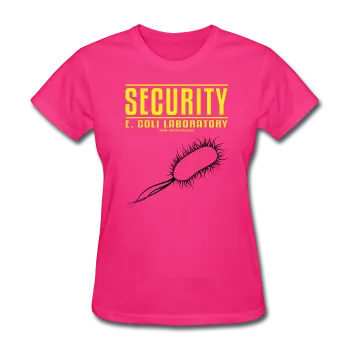 "Security E. Coli Laboratory" - Women's T-Shirt