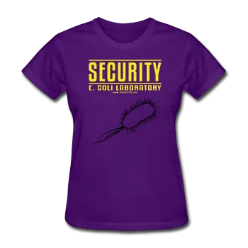 "Security E. Coli Laboratory" - Women's T-Shirt