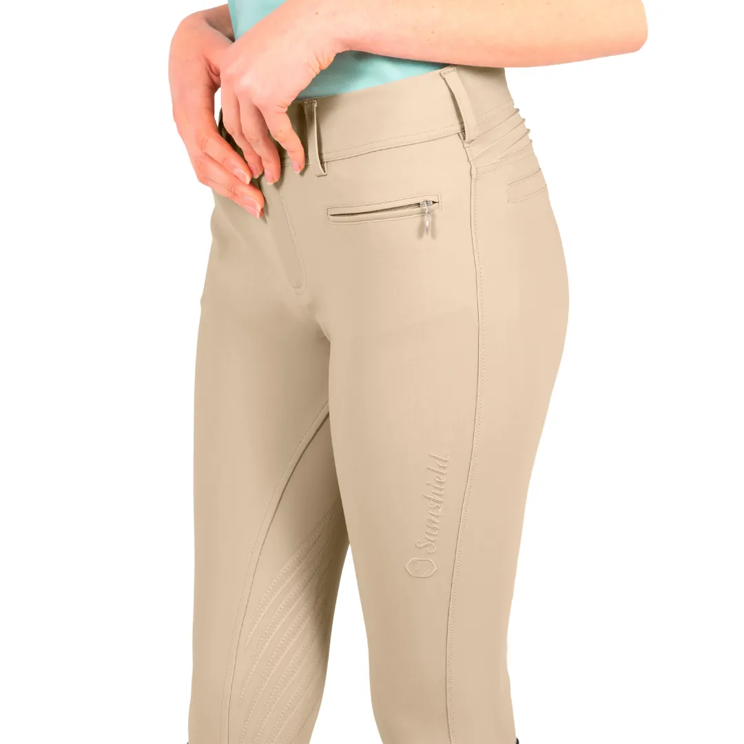 Samshield Chloe Embroidery Knee Grip Breech