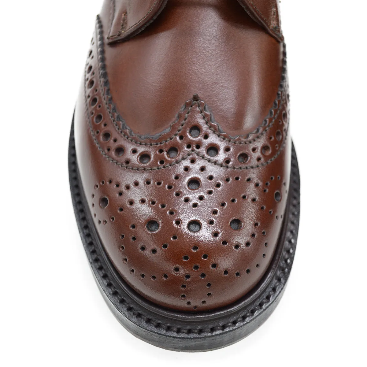 Sanders Cheltenham- Brown Brogue Boot