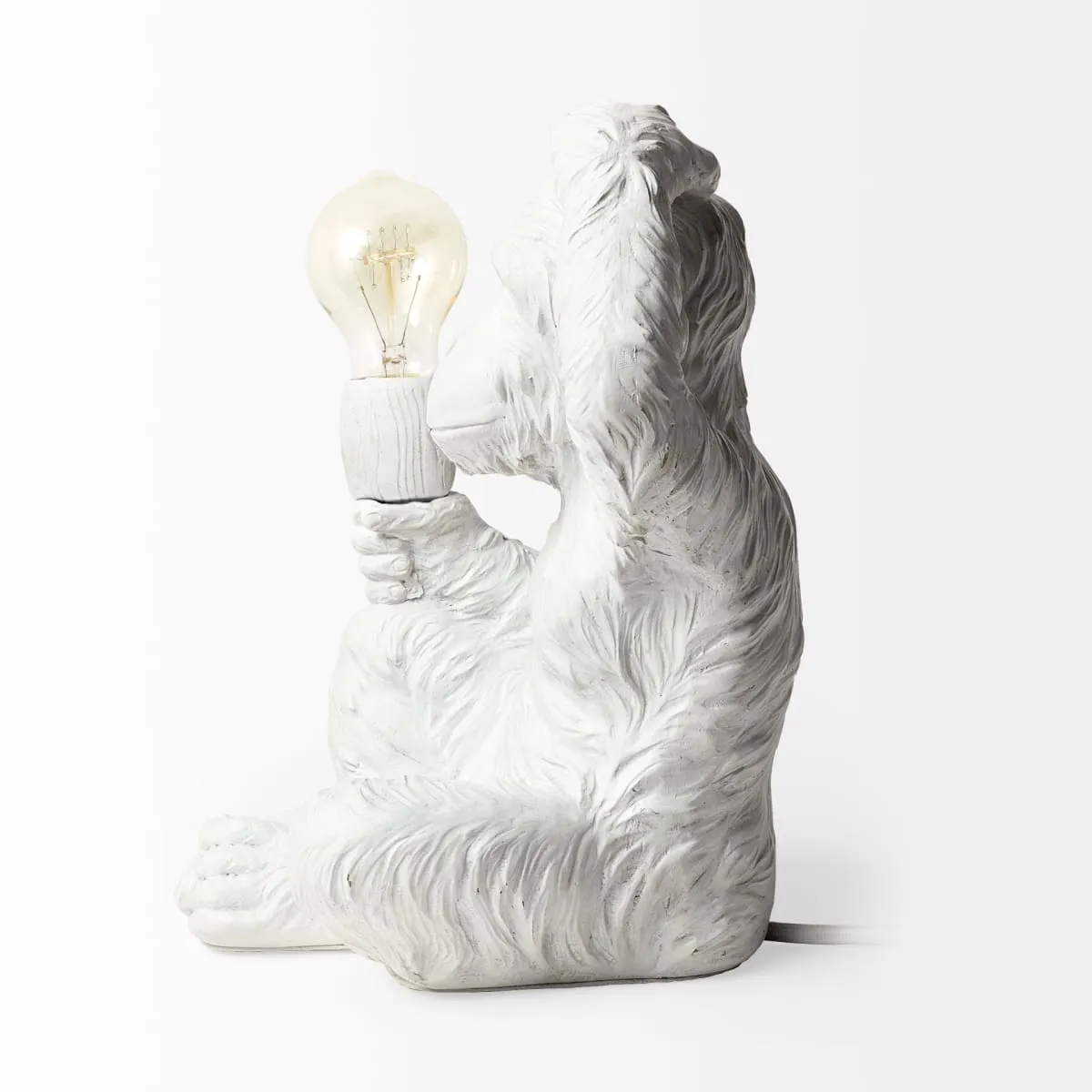 Simia Table Lamp White Resin