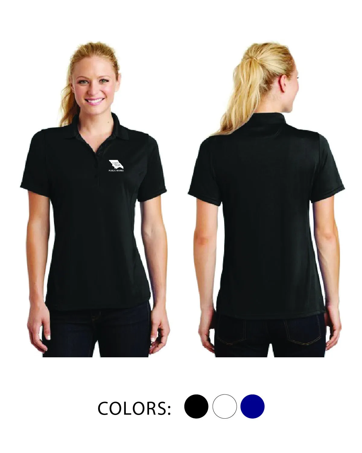 SLO Public Works - Ladies Dry Zone Polo