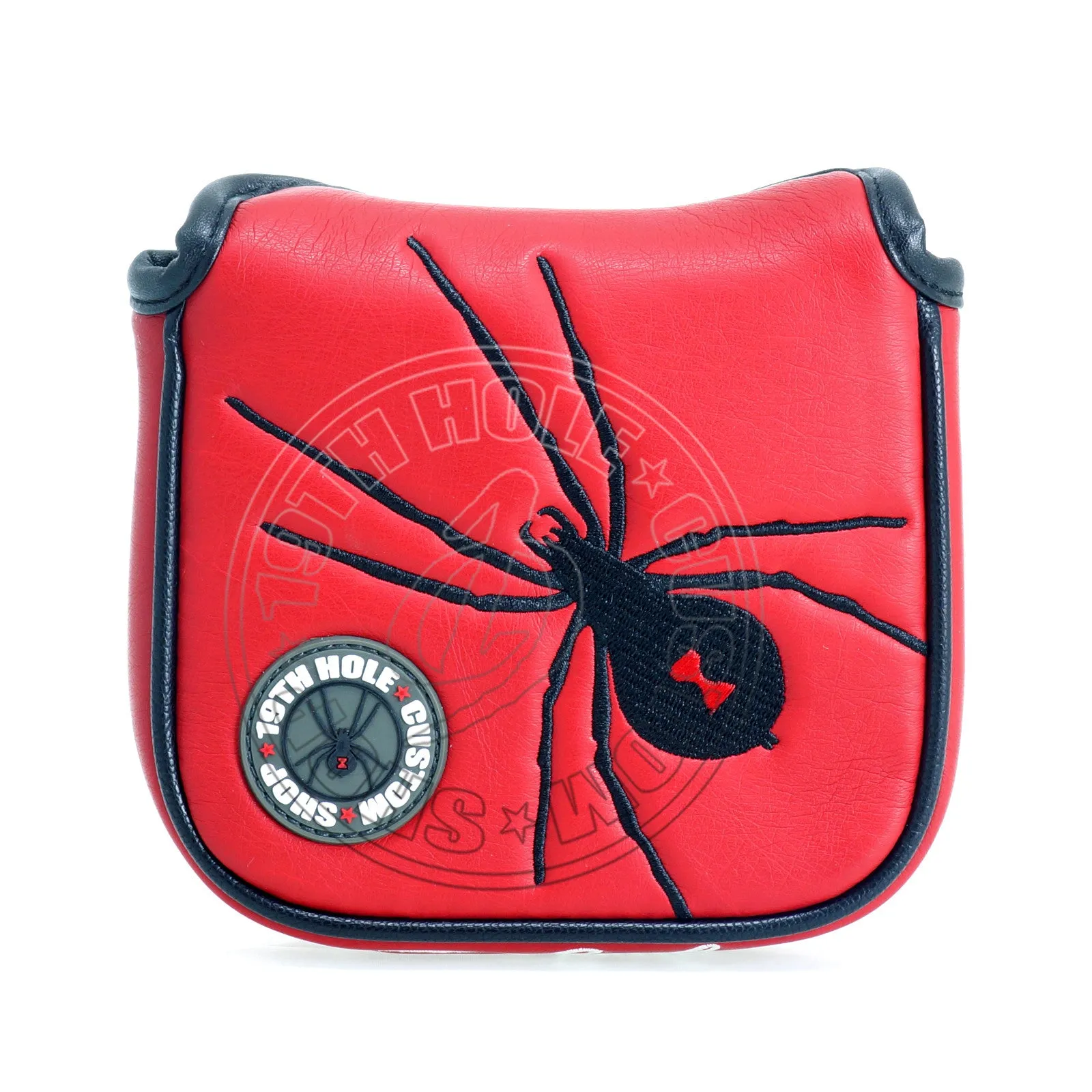 Spider High-MOI Mallet Putter Headcover, Heel Shaft, Red