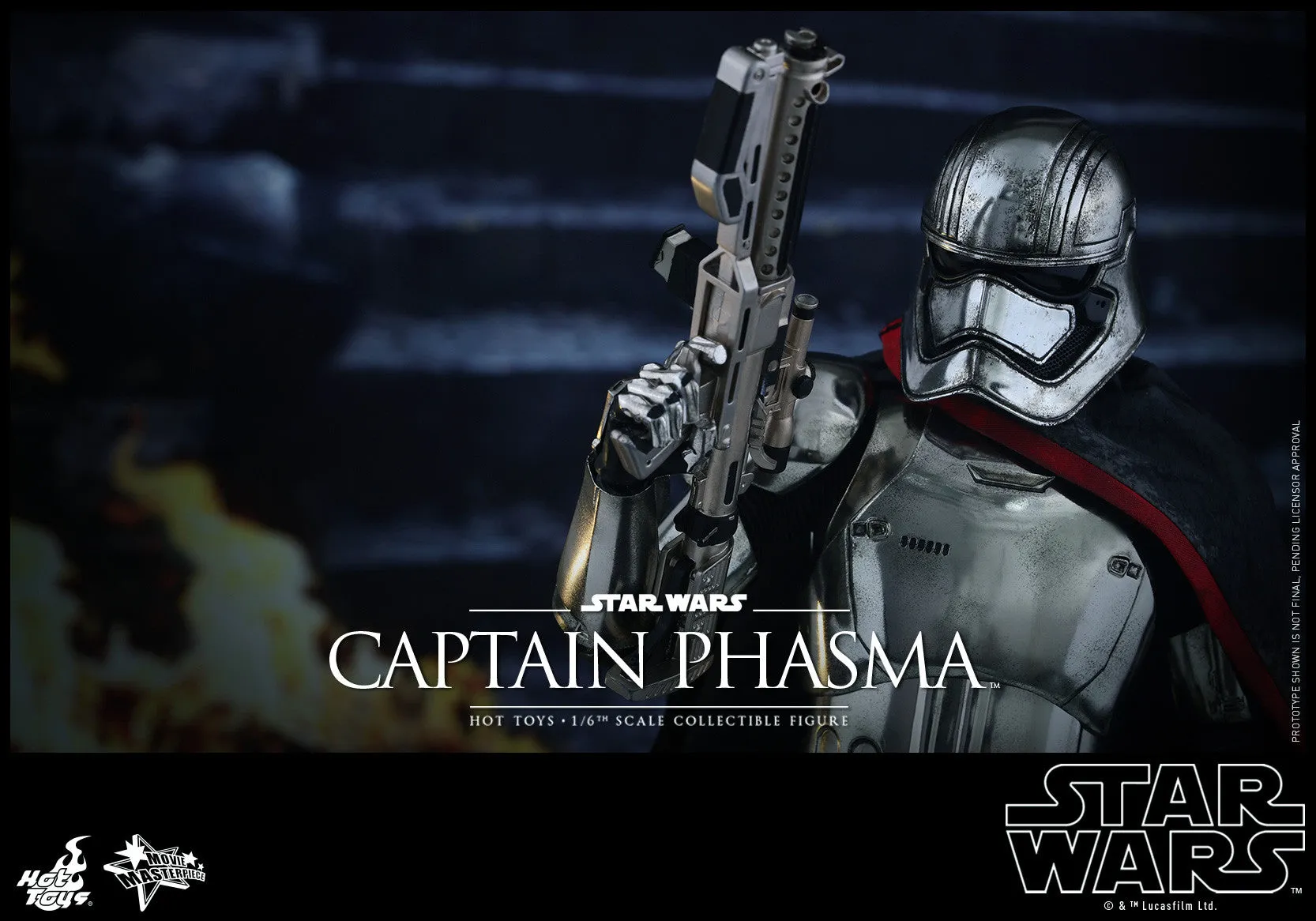 STAR WARS: Captain Phasma 1:6 Scale Movie Masterpiece Figure