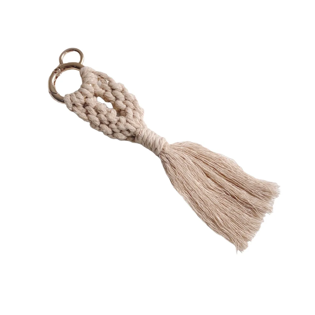 Tail Macrame Keychain Handmade-TAKTAI