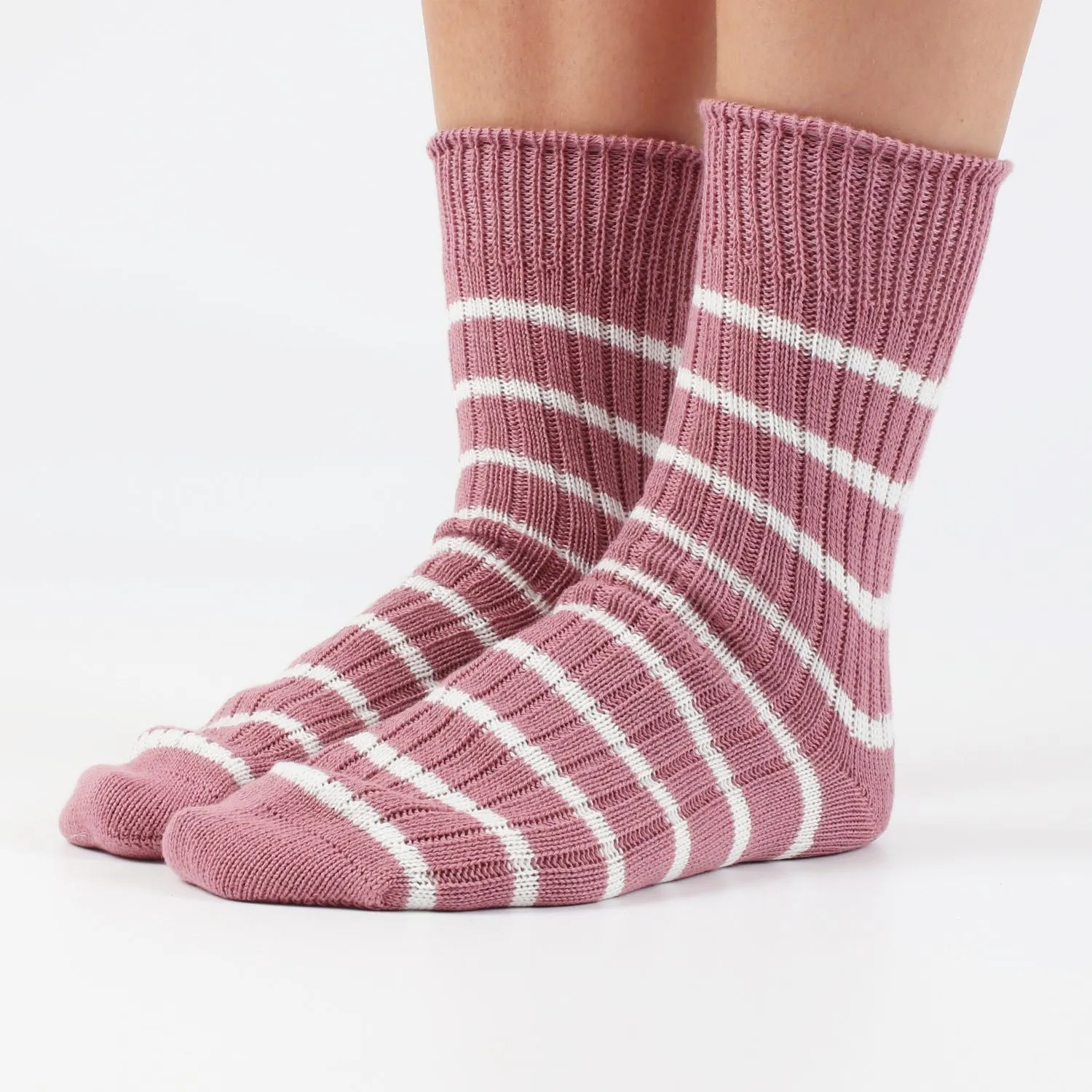 Women's Striped Pure Cotton Socks