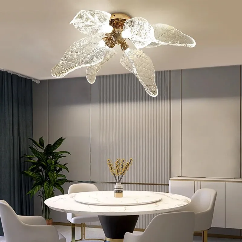 YLK leaves design ceiling chandelier