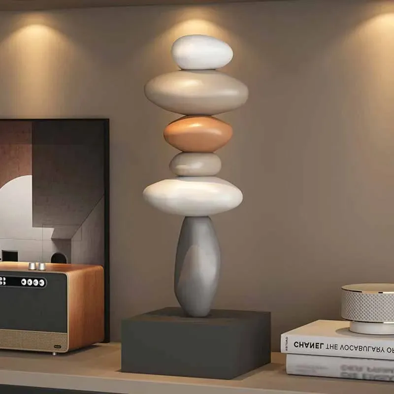 Zen Stone Stack Aesthetic Home Decor