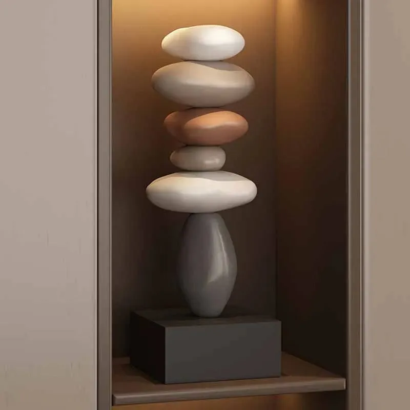 Zen Stone Stack Aesthetic Home Decor